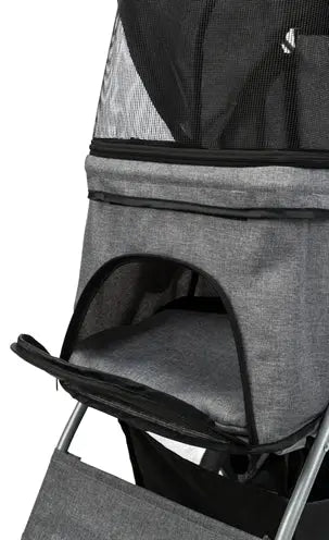Trixie Hund Buggy Grau