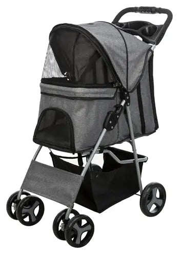 Trixie Hund Buggy Grau