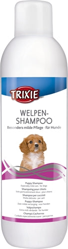 Trixie Welpenshampoo Rückseite mit Anwendungshinweisen