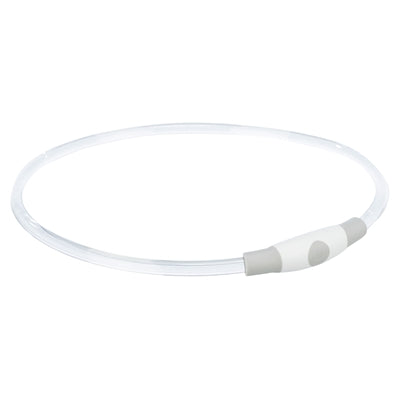 Trixie LED-Halsband USB wiederaufladbar – Verpackung und Ladekabel