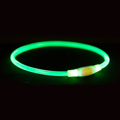 Trixie Leuchtband USB für Hunde – Detailansicht des Verschlusses