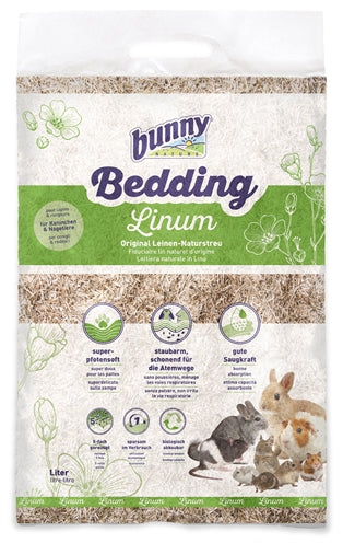 Bunny Nature Häschenbett aus Linolin-Flachsfaser – natürliche Einstreu für Kaninchen