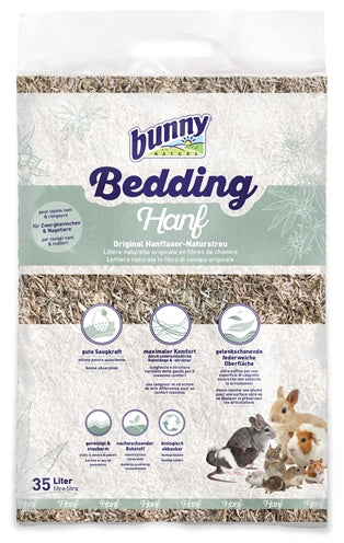 Bunny Nature BunnyBedding Hanf Einstreu aus Hanffaser für Nagetiere und Kaninchen