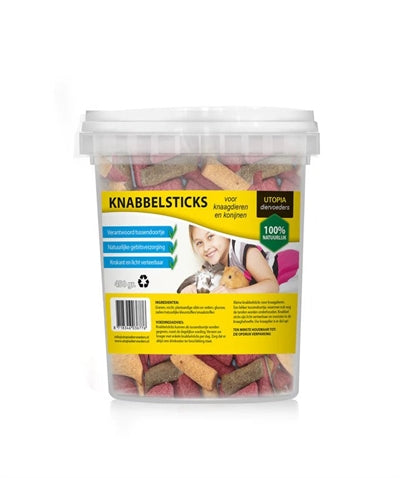 Utopia Total Knabberstangen für Nagetiere und Kaninchen – natürlicher Snack