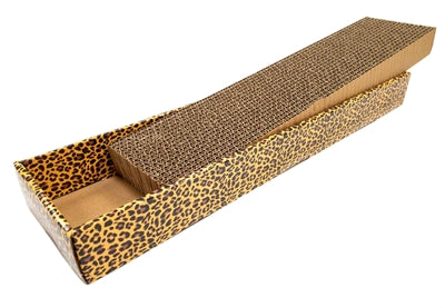 Katzen-Kratzbrett Croci Leopard-Design – Detailansicht der Kratzfläche
