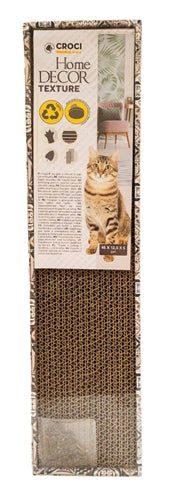 Croci Homedecor Kratzbrett Maiolica – dekoratives Kratzmöbel für Katzen