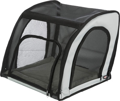 Trixie Autositz für Hunde grau-schwarz – sicherer Beifahrerplatz