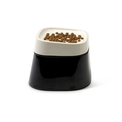 Savic Ergo Cube Futterschale Creme/Schwarz