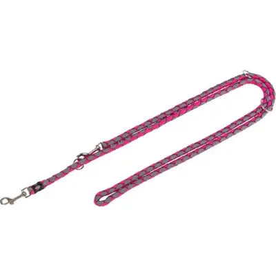 Trixie Cavo Verstellbare Hundeleine Fuchsia/Grau