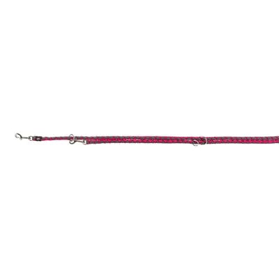 Trixie Cavo Verstellbare Hundeleine Fuchsia/Grau