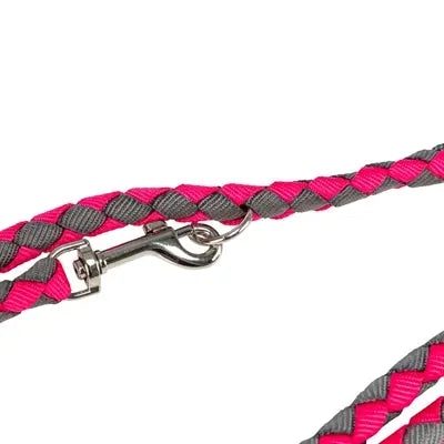 Trixie Cavo Verstellbare Hundeleine Fuchsia/Grau