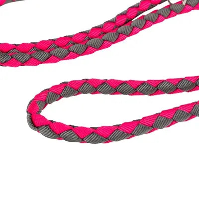 Trixie Cavo Verstellbare Hundeleine Fuchsia/Grau