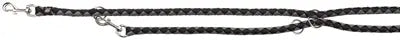 Trixie Hundeleine Cavo Verstellbar Schwarz/Grau