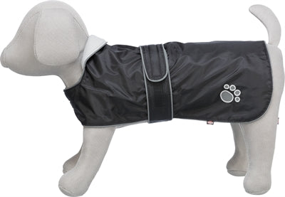 Trixie Hundejacke Orleans schwarz – Nahaufnahme Material und Futter