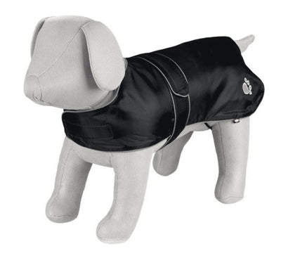 Trixie Dog Coat Orleans Hundemantel schwarz – Frontansicht elegante Jacke