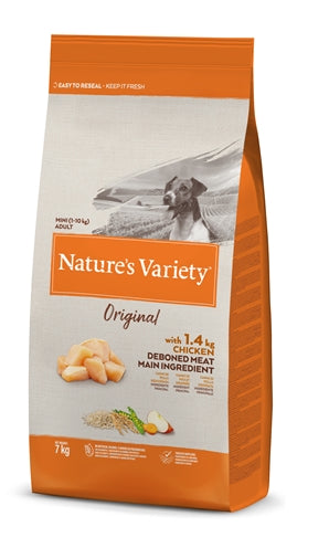 Nature’s Variety Original Mini Huhn – Getreidefreies Trockenfutter für kleine erwachsene Hunde