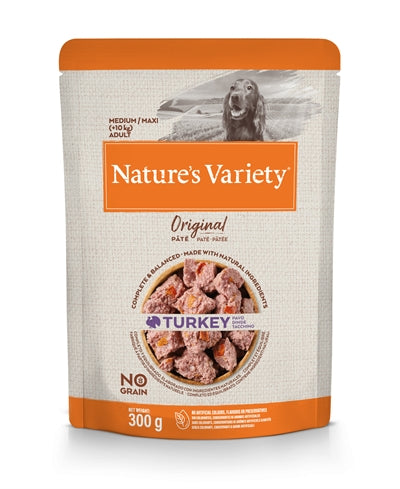 Nature's Variety Original Nassfutter Truthahn Medium/Maxi – Getreidefreies Hundefutter