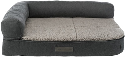 Trixie Vital Bendson Orthopädisches Hundesofa Grau – Gelenkschonendes Sofa für ältere Hunde