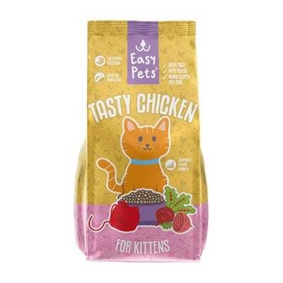 Easypets Leckeres Huhn Kitten Katzenfutter – Hochwertiges Trockenfutter für Kätzchen