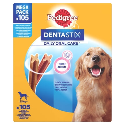 Pedigree Dentastix Maxi Action Pack – Zahnpflege-Kausnacks für große Hunde