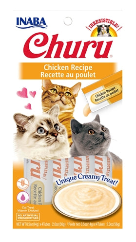 Inaba Churu Katzensnack Huhn Pur – Cremiges Hühnchen-Püree für Katzen