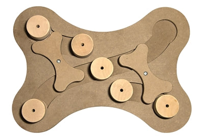 Holt Games Knochen Activity Intelligenzspielzeug – interaktives Holz-Denkspiel für Hunde