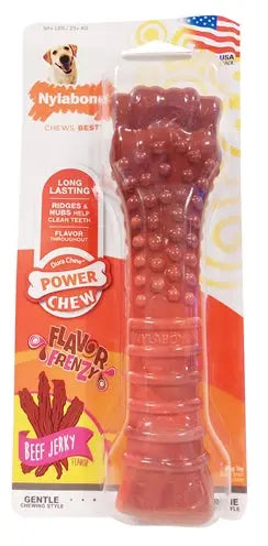 Nylabone Textured Dura Chew Beef Jerkey Für Harte Bisse