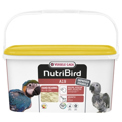 NutriBird A19 Handaufzuchtfutter für Papageien – Nährstoffreiches Aufzuchtpulver