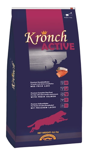 Kronch Aktiv Trockenfutter für erwachsene Hunde – Premium Hundefutter mit hohem Proteingehalt