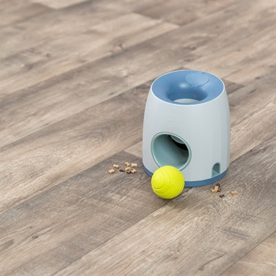 Trixie Hund Aktivität Strategie Spiel Ball &amp; Leckerli Hellgrau / Blau