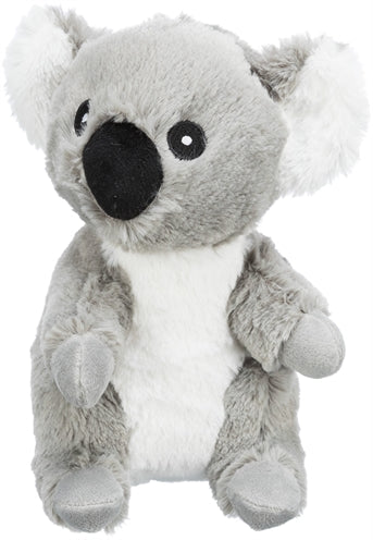 Trixie Öko Koala Bär Elly Plüsch Recycelt Grau – Nachhaltiges Hundespielzeug aus Recycling-Material