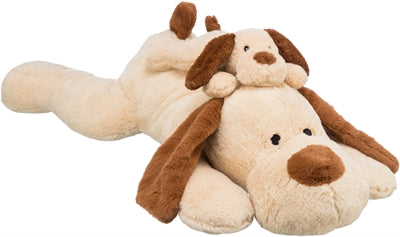 Trixie Benny Kuscheltier Plüsch Beige Braun – Weiches Hundespielzeug zum Schmusen