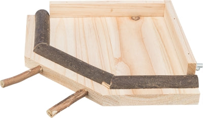 Trixie Mit Sitzstangen Holz Natur