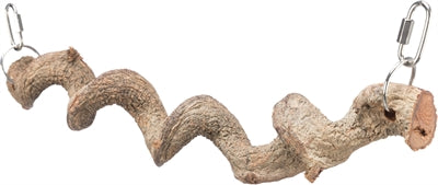 Trixie Hängender Drache aus Holz – Dekoratives Vogelspielzeug für den Käfig