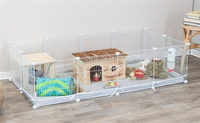 Trixie Indoor-Schutzgitter Metall Kunststoff Weiß – Türschutzgitter für Hunde