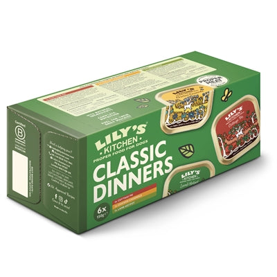 Lily's Kitchen Dog Erwachsene Classic Dinners Tray Multipack