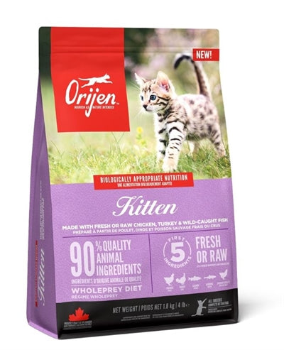 Orijen Kitten Trockenfutter – Biologisch artgerechtes Katzenfutter für junge Kätzchen