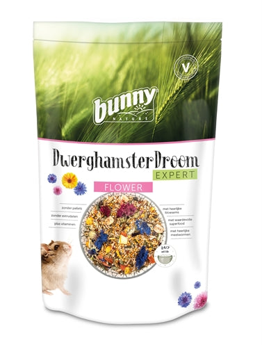Bunny Nature Zwerghamster Traum Experte Blume – Artgerechtes Zwerghamsterfutter mit Blüten