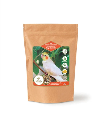 Utopia Großsittiche Australische Spitzenqualität Premium Vogelfutter Saatenmix