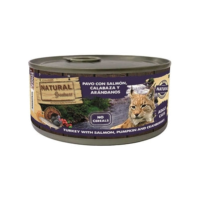 Natural Greatness Katzenfutter mit Truthahn, Lachs, Kürbis und Preiselbeeren