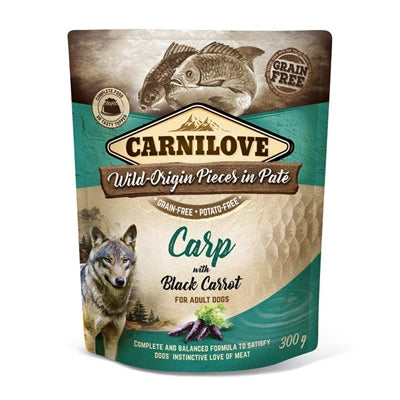 Carnilove Hundefutter-Beutel mit Karpfen und schwarzer Karotte – getreidefrei