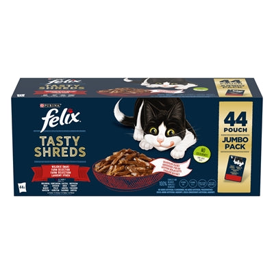 Felix Leckere Streifen mit Rindfleisch, Huhn, Ente und Pute – Katzensnack