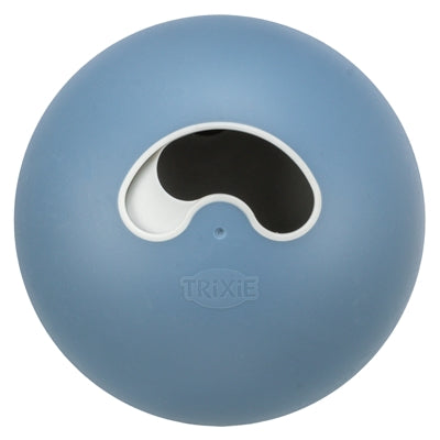Trixie Snack Ball Hund Kunststoff TPR blau Leckerli Spielzeug Beschäftigung
