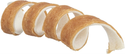 Detailansicht einzelne Kaulocke Trixie Dentafun Ente glutenfrei Textur