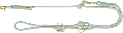 Trixie Soft Rope Hundeleine verstellbar in Salbeigrün und Mint – weiches Seil