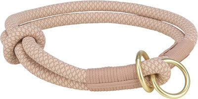 Trixie weiches Hundehalsband Halbwürger rosa hellrosa schonende Leinenführung