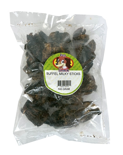 Petsnack Büffelmilchstäbchen Detailansicht Kausnack Textur natürlich
