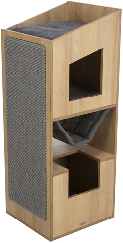 Trixie Citystyle Katzenturm Braun/Grau