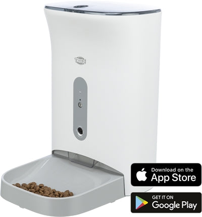 Draufsicht geöffnet Trixie Feeder Smart 2.0 Futterautomat Fächer