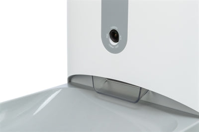 Detailansicht Bedienfeld Display Trixie Feeder Smart 2.0 weiß grau